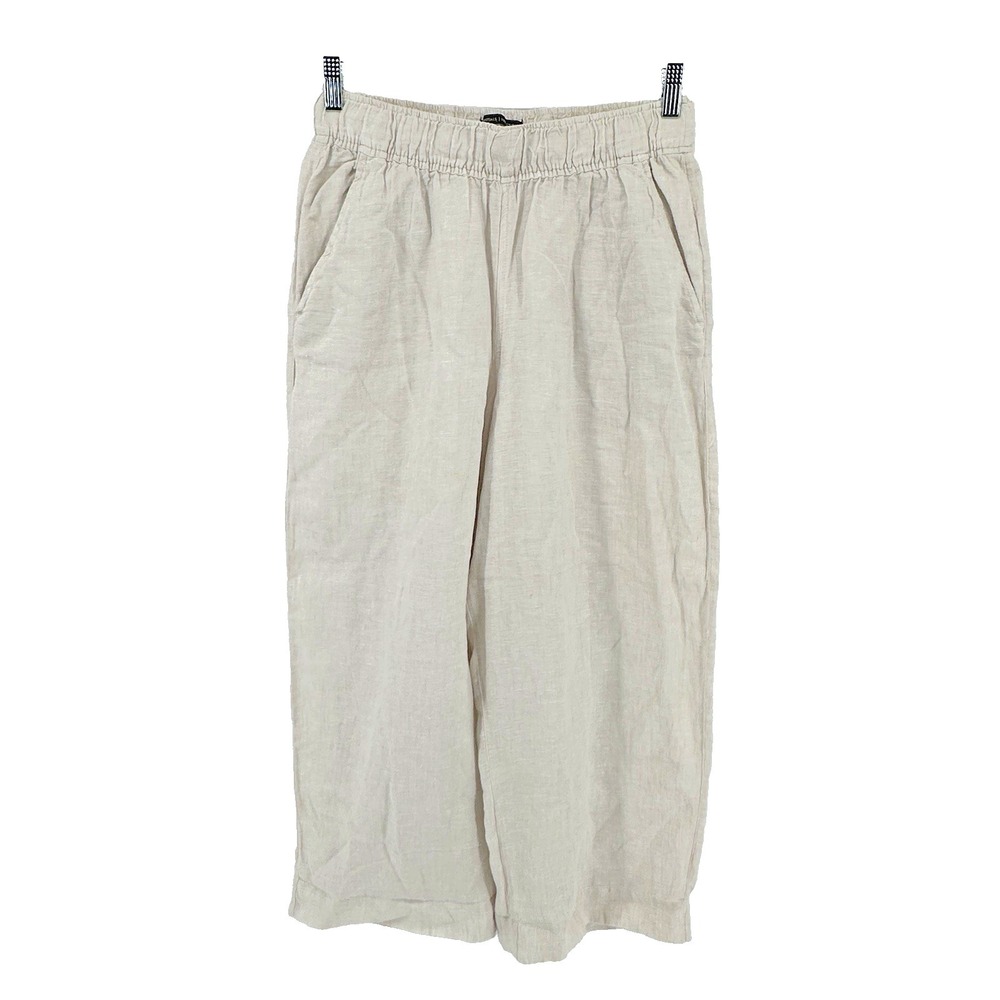 Tahari Beige Wide Leg Pants